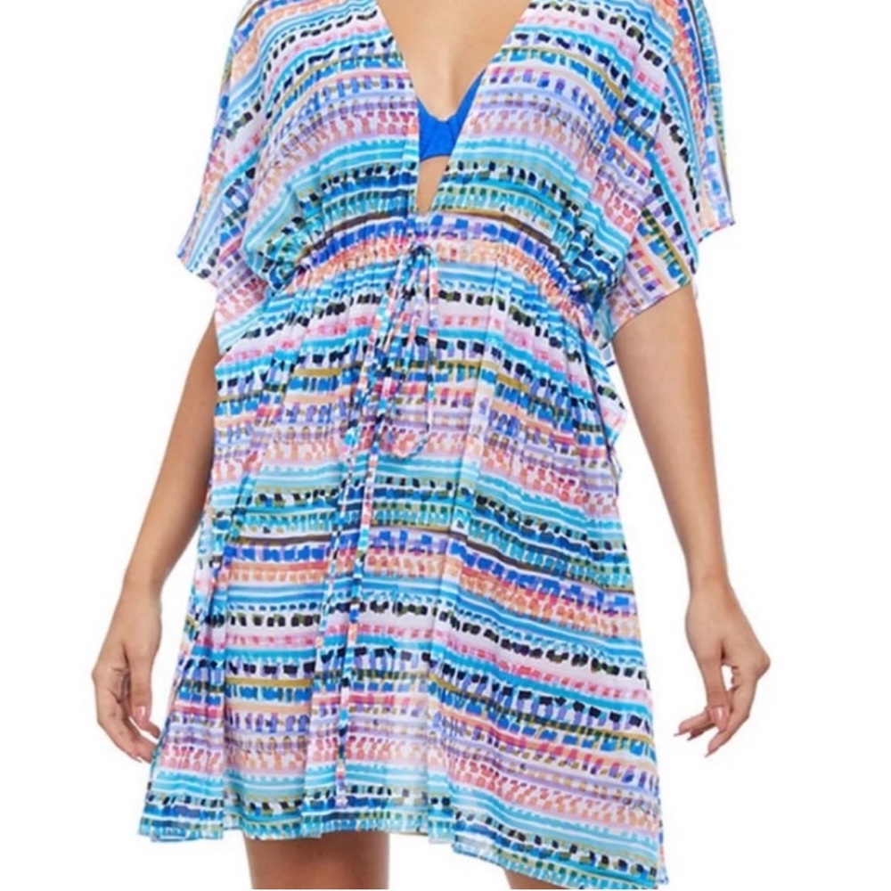 Gottex Colorful Striped Beach Cover-Up